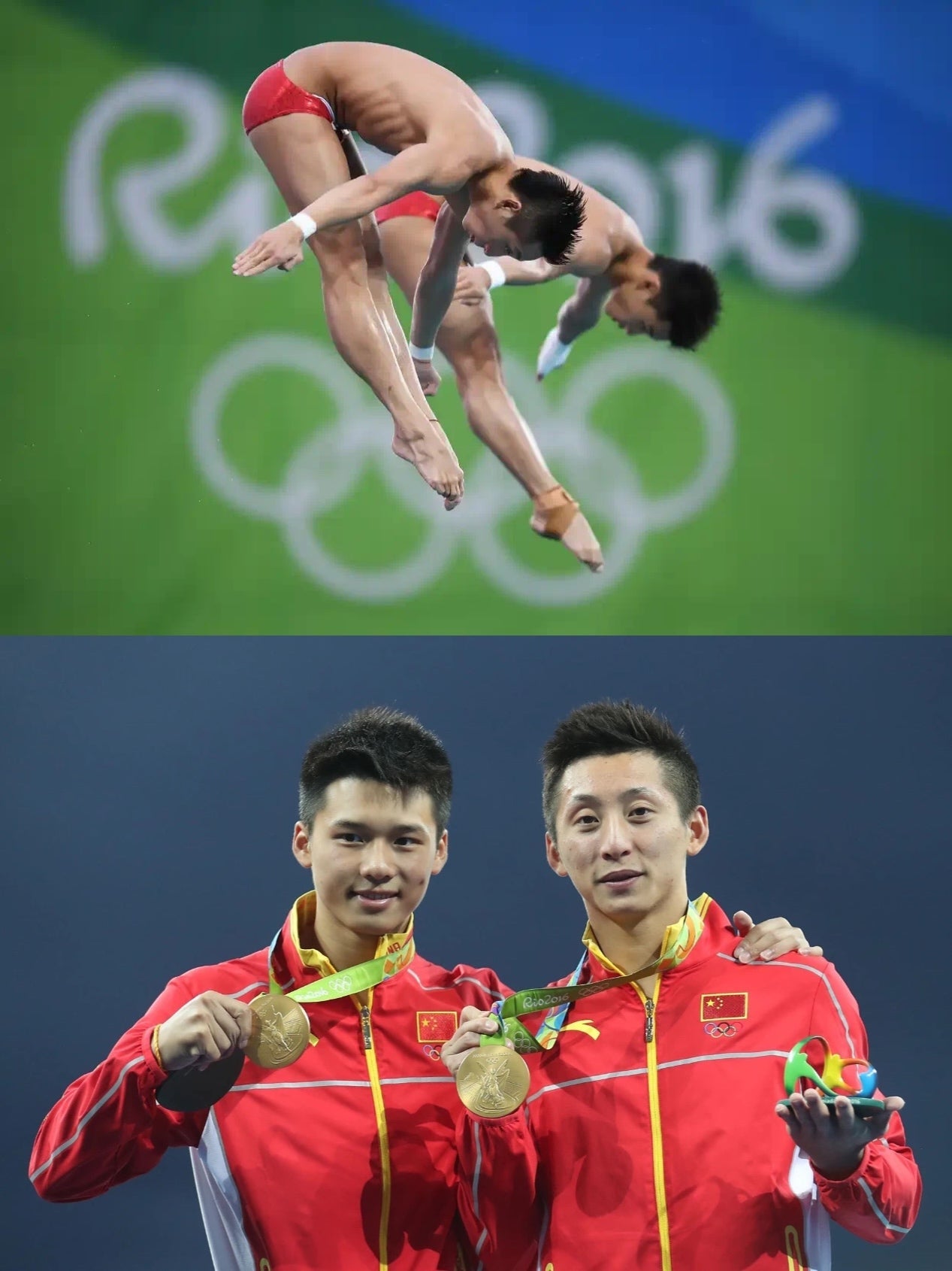 Olympic diving champions Lin Yue X Moovi